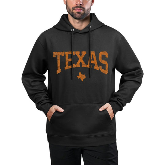 Texas T Women Men Kids Texas State Map Distressed Durable Construction Hoodie