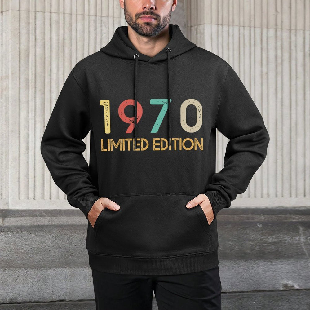1970 Limited Edition - Vintage 50th Birthday Gift 50 Years Durable Construction Hoodie