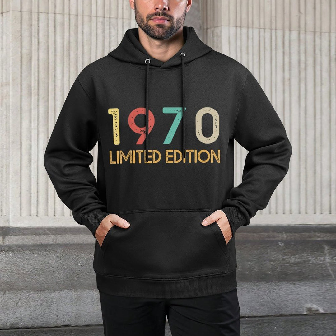 1970 Limited Edition - Vintage 50th Birthday Gift 50 Years Machine Washable Hoodie