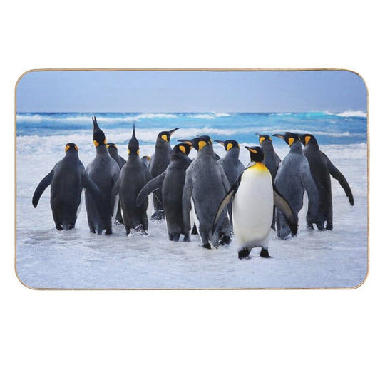 Penguin Family  Pet-Safe Bath Mat