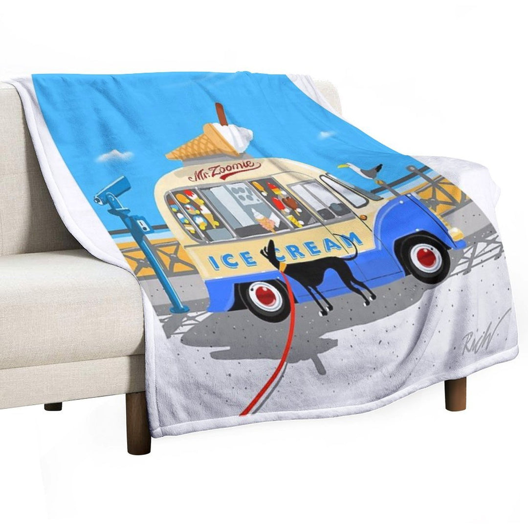 Mr. Zoomie Compact Throw Blanket