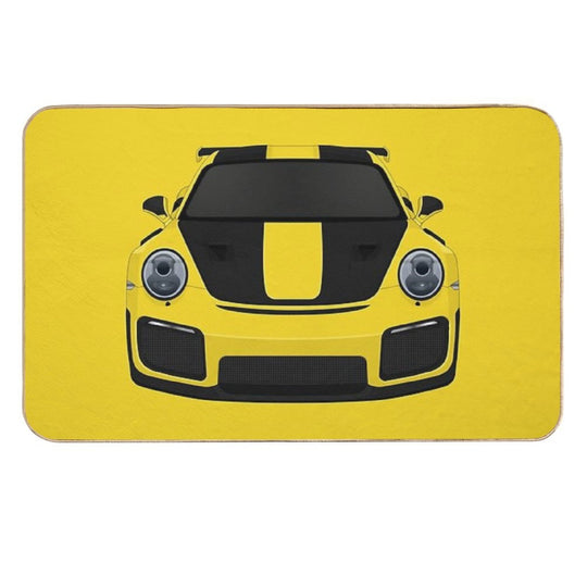 GT2RS Yellow Durable Bath Mat