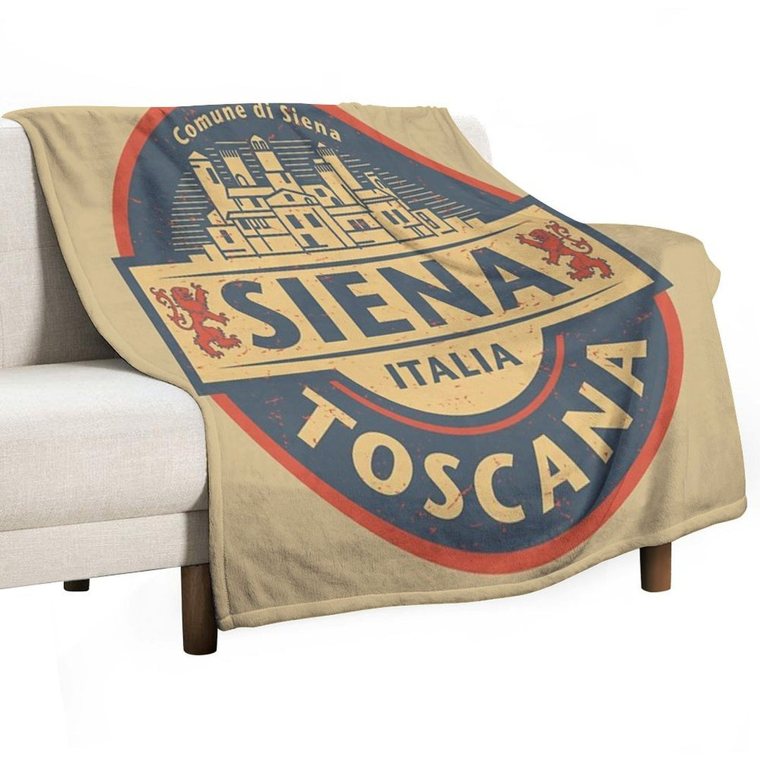 Siena, Tuscany, Italy Shrink-resistant Throw Blanket