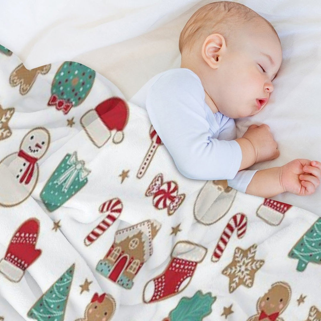 Christmas Cookies Machine-washable Throw Blanket