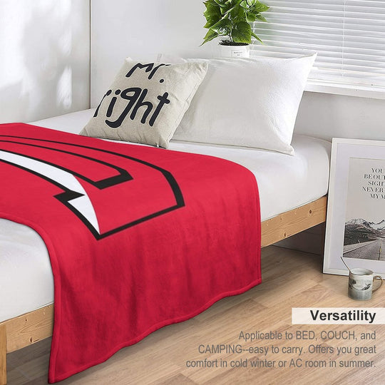 Big Red Granville Denison Sustainable Throw Blanket