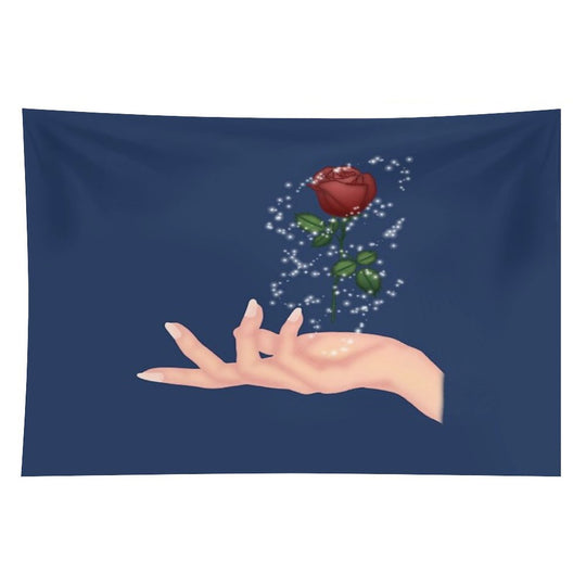 Magical Hands Make Rose Ver. 3 Tapestry