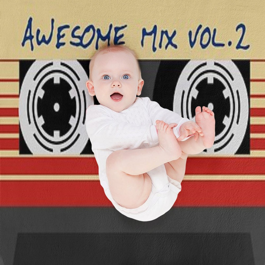 Awesome, Mixtape Vol 2, Cassette, Retro, Comfort Throw Blanket