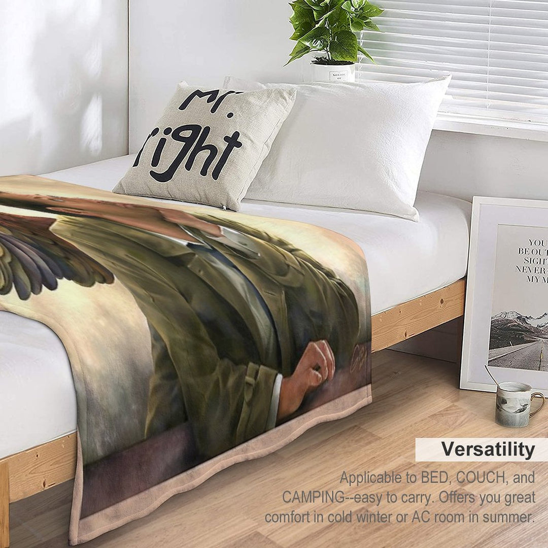 Castiel Renaissance Style Shrink-resistant Throw Blanket