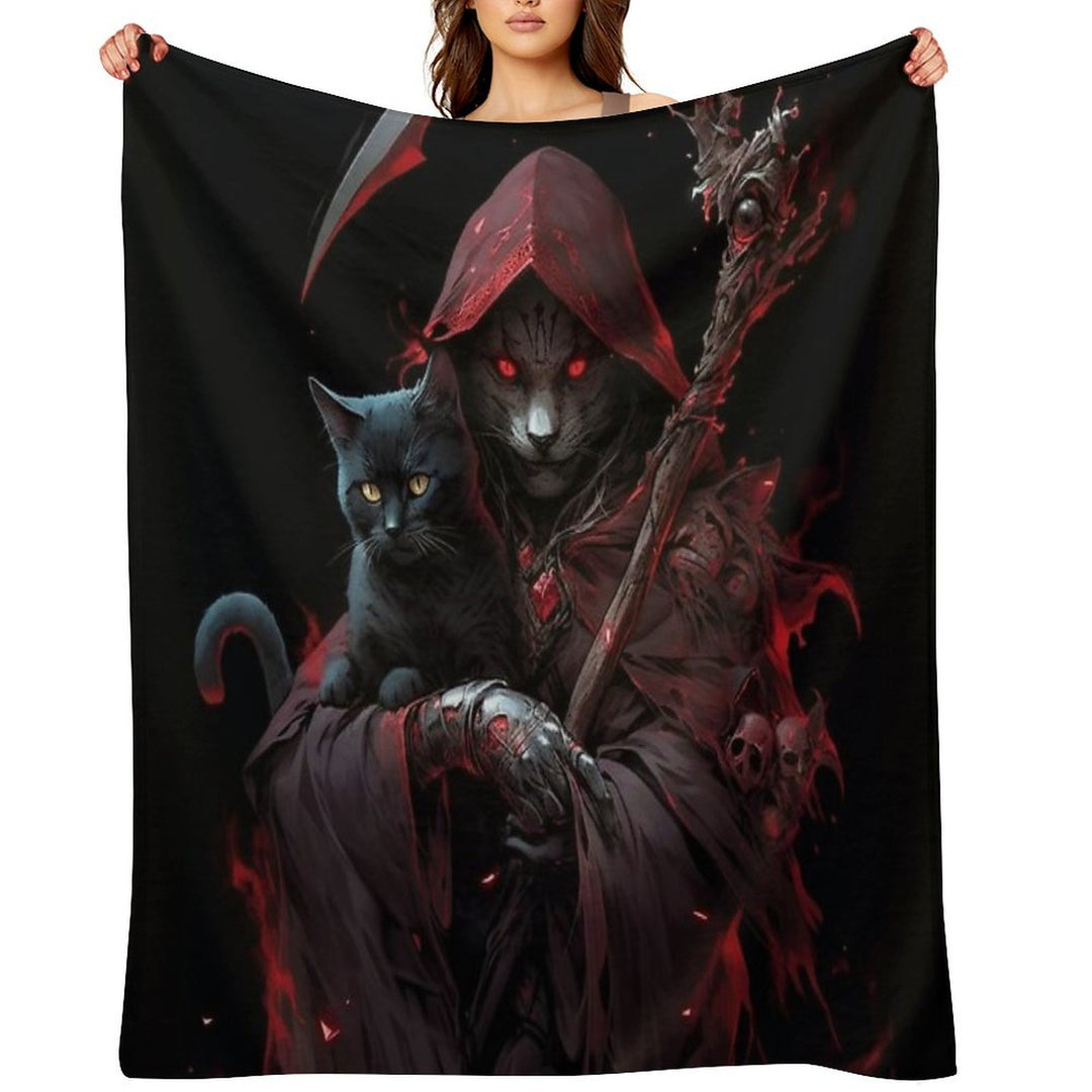 Grim Reaper Gift-ready Throw Blanket