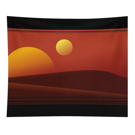 TATOOINE SUNSET Tapestry