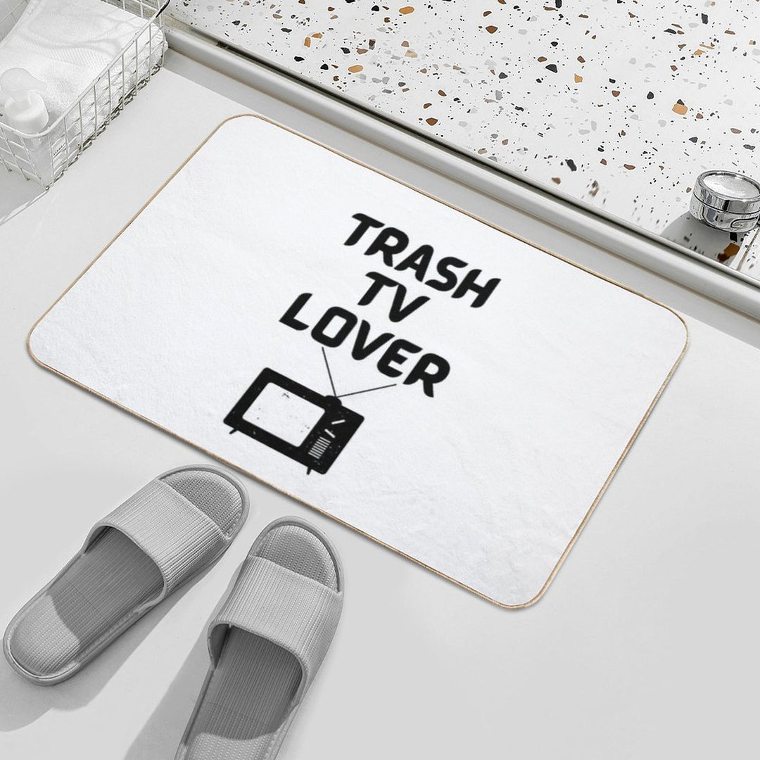 Trash TV Lover  Long-Lasting Bath Mat