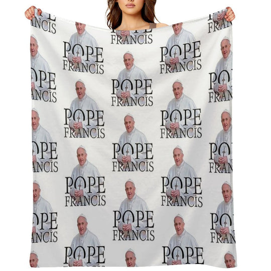 Pope Francis Compact Throw Blanket