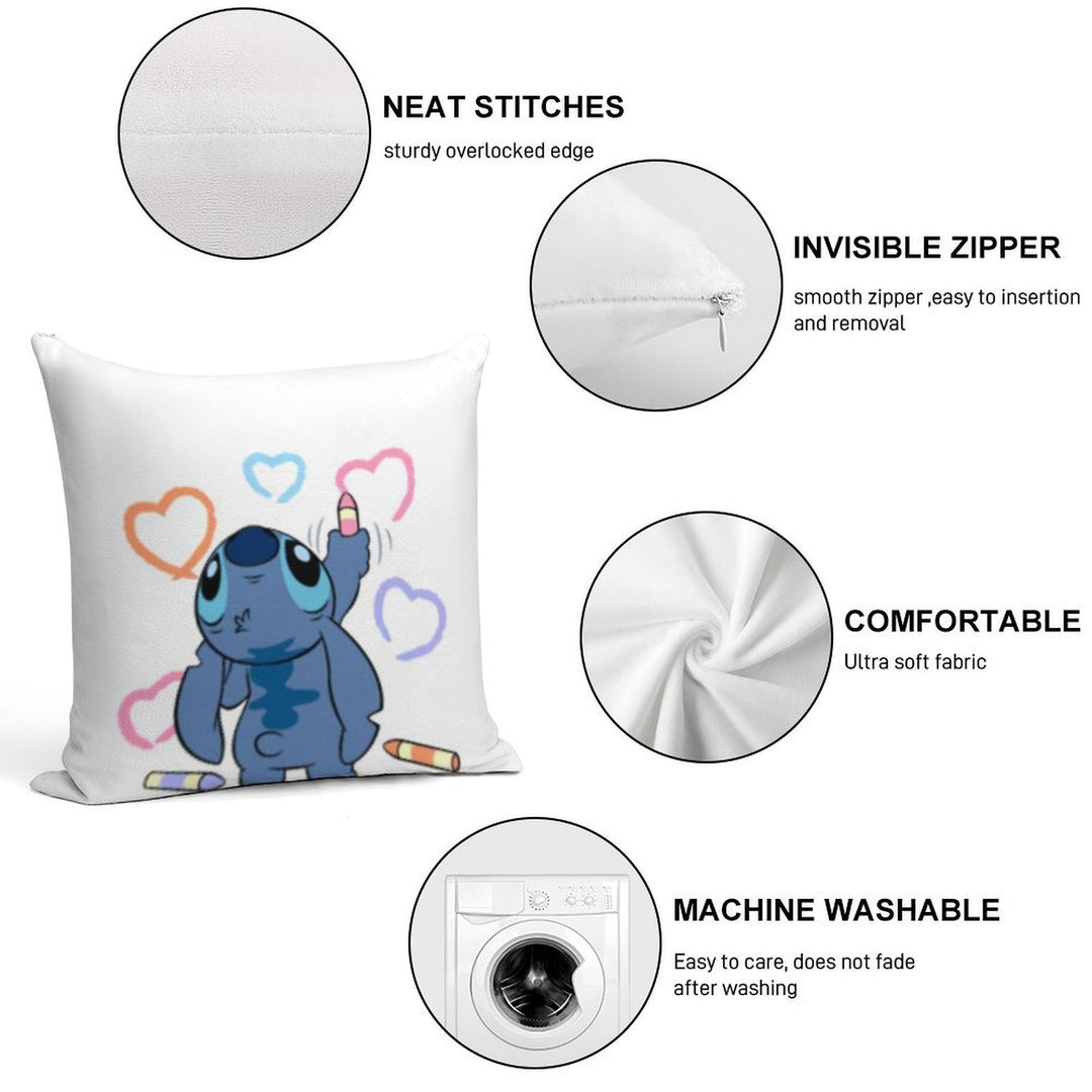 Stitch Love Soft Easy Maintenance Throw Pillow