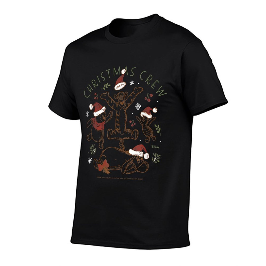 Winnie The Pooh - Christmas Crew  High-quality Stitching T-Shirt