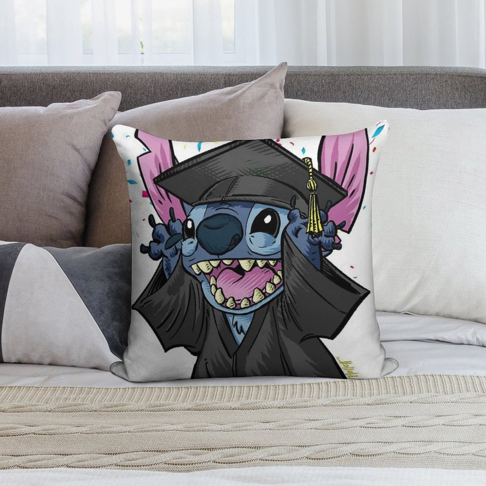 Graduation Stitch Soft Gift Ready Throw Pillow