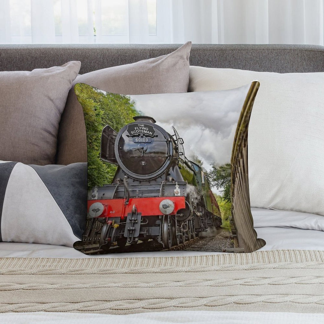The Flying Scotsman 60103 Soft Shrink-Resistant Throw Pillow