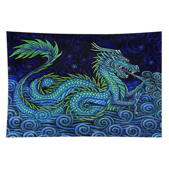 Chinese Azure Dragon Tapestry
