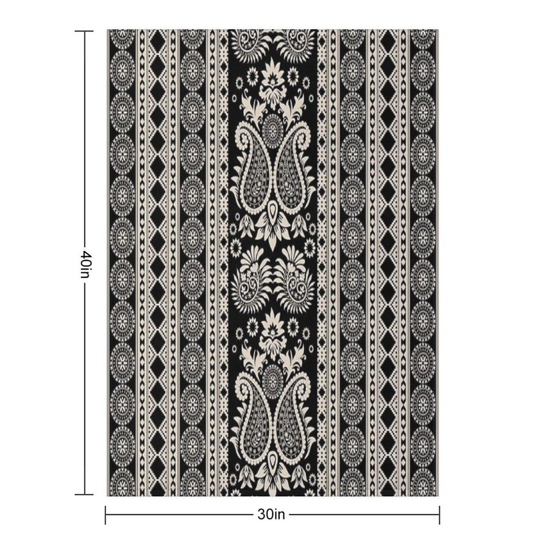 Wallpaper Pattern Eco-conscious Throw Blanket