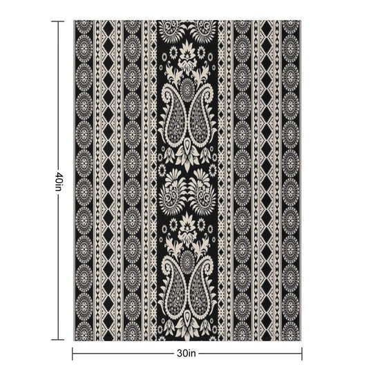 Wallpaper Pattern Eco-conscious Throw Blanket
