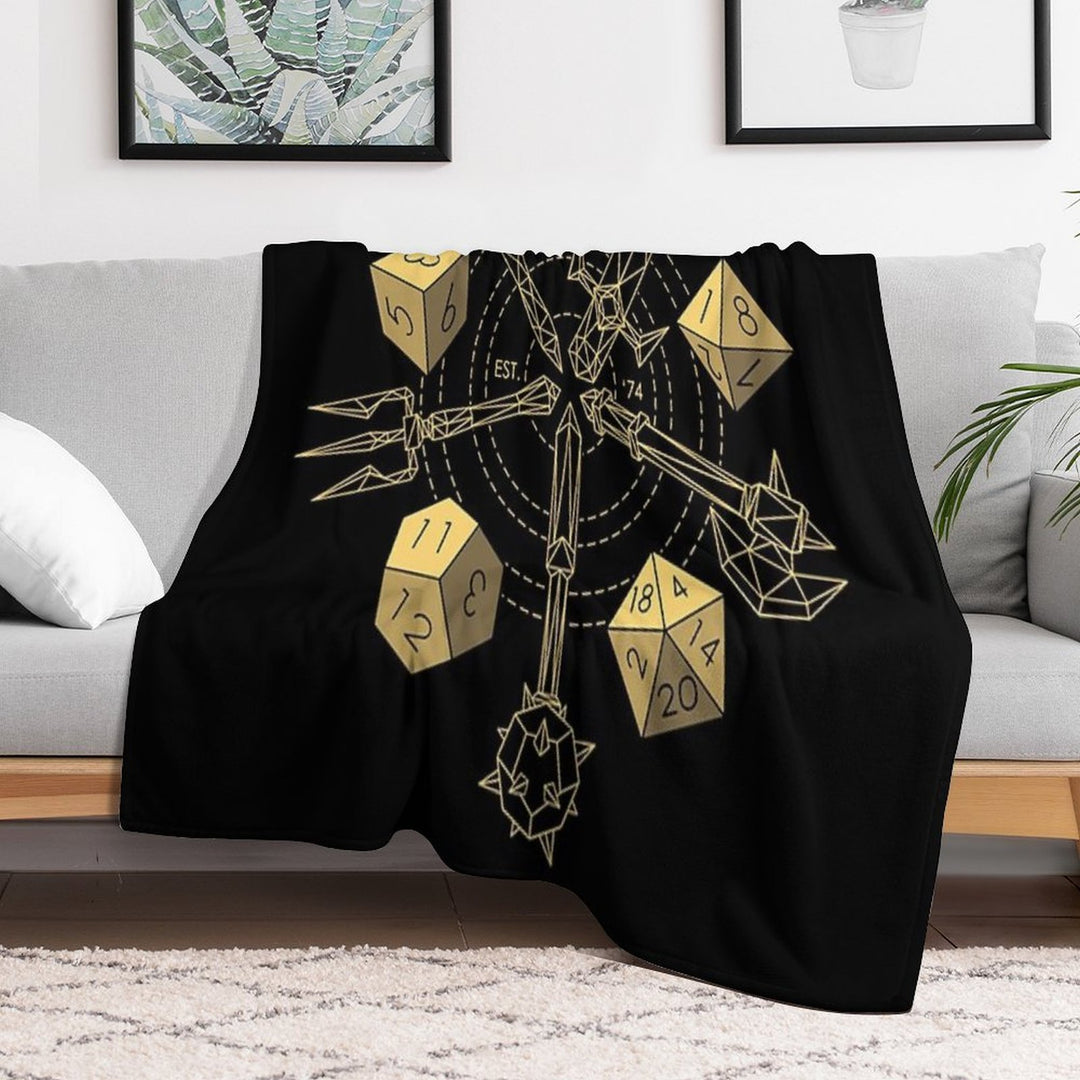 Dungeons & Dragons - Choose Your Weapon Compact Throw Blanket