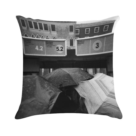 Ella Ella Eh Eh - Lomo Soft Short Plush Fabric Throw Pillow