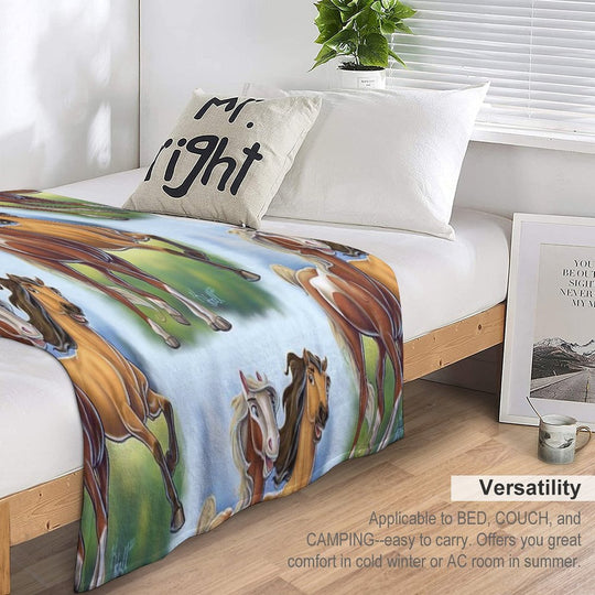 Spirit And Rain Quick-dry Throw Blanket