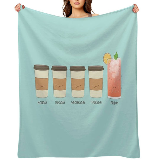 Happy Friday! Premium Throw Blanket
