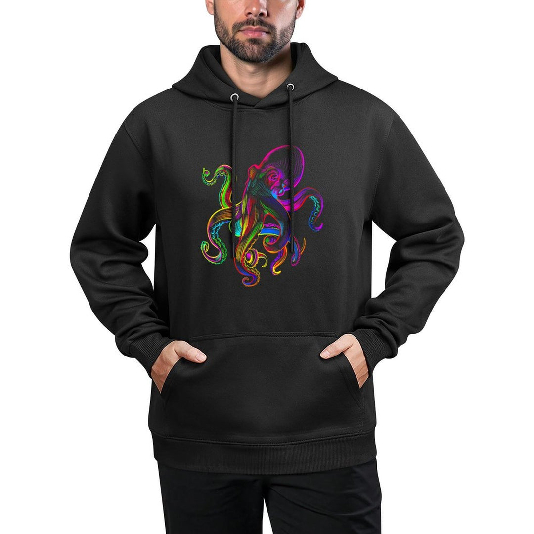 Funny Octopus Sea Monster Krakens Jellyfishes Sea Animals Colorfast Hoodie