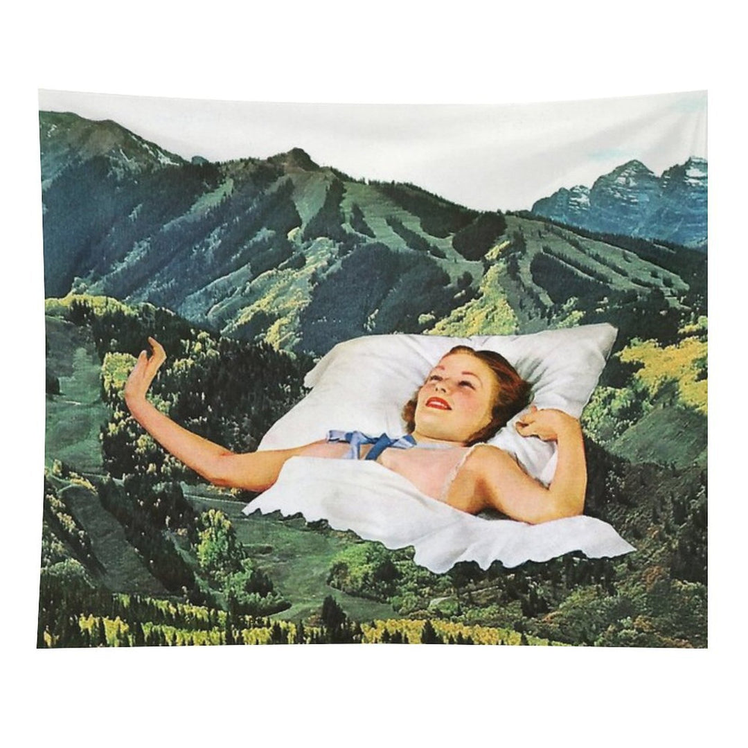 Rising Mountain Tapestry