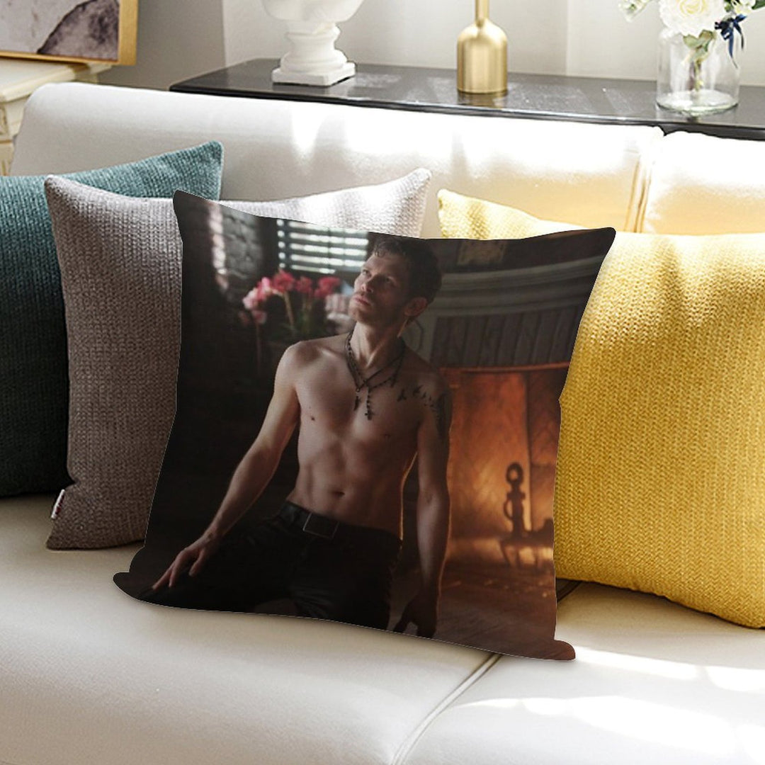 Klaus Mikaelson Soft Bedroom Essential Throw Pillow