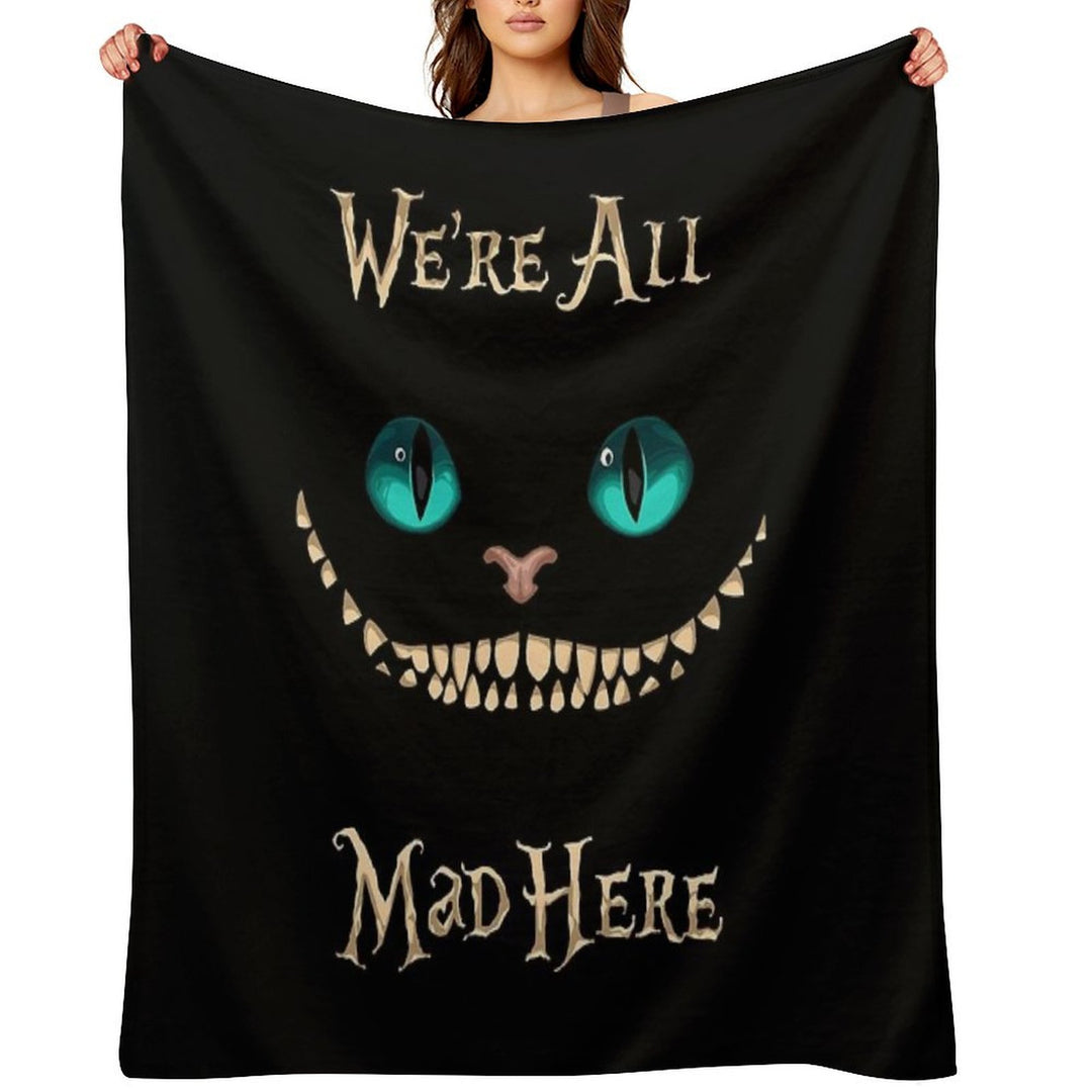 Alice In Wonderland Wrinkle-free Throw Blanket