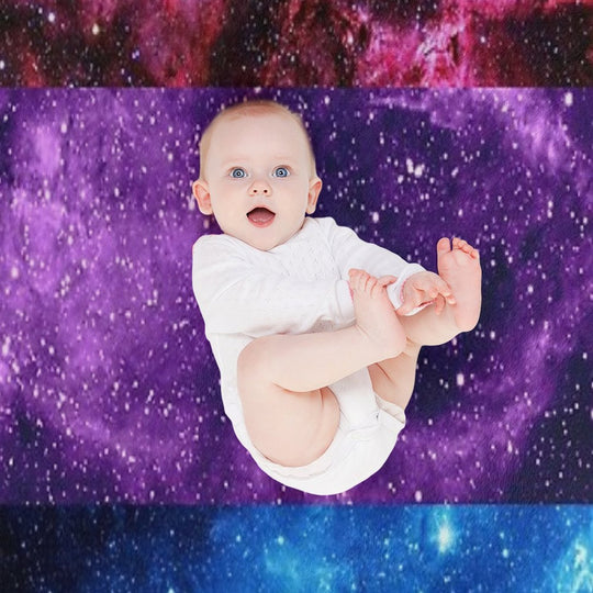 Bi Galaxy Multi-functional Throw Blanket