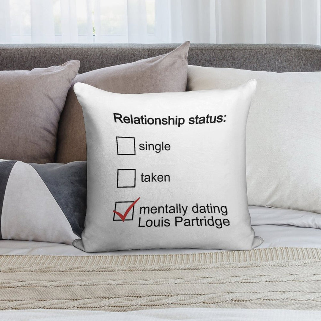 Mentally Dating Louis Partridge Soft Durable Construction Throw Pillow