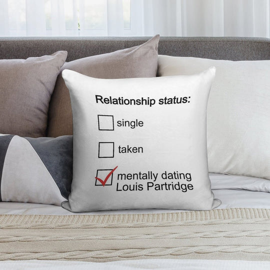 Mentally Dating Louis Partridge Soft Durable Construction Throw Pillow