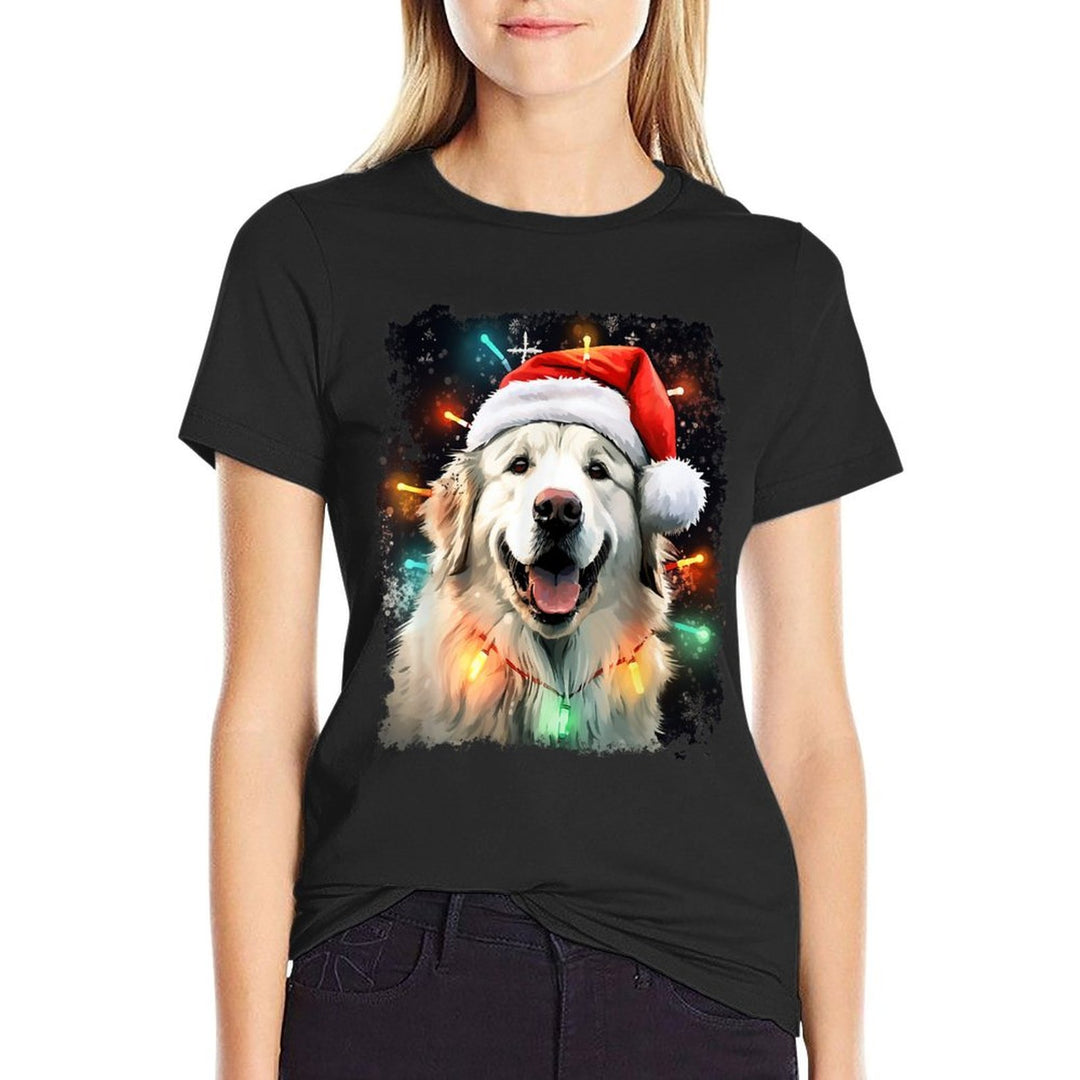 Dog Great Pyrenees Christmas  Eco-friendly Material T-Shirt