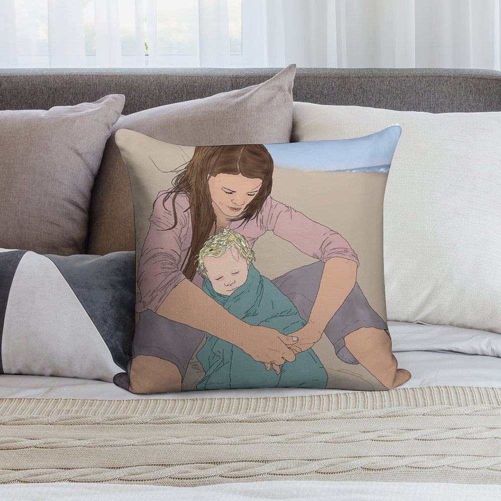 Shading Wijimy Soft Washable Throw Pillow