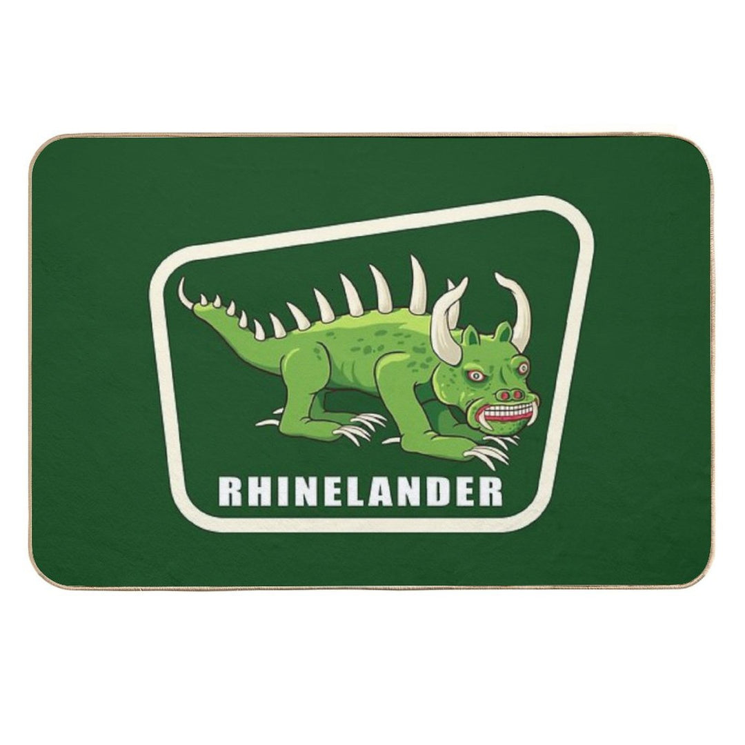 Hodag Green Terror of The Northwoods  Easy Maintenance Bath Mat