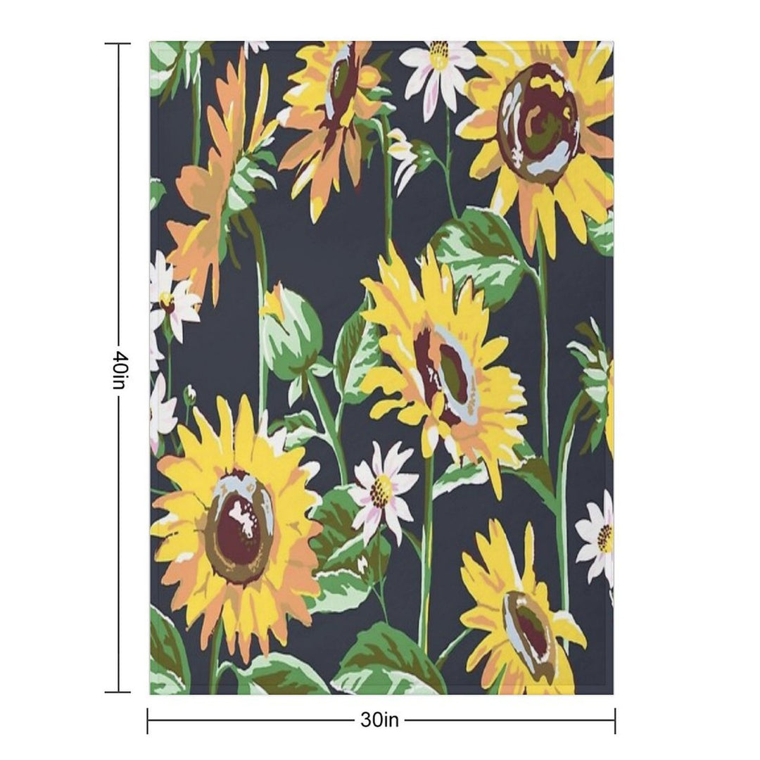 Vera Bradley Sunflower Travel-friendly Throw Blanket