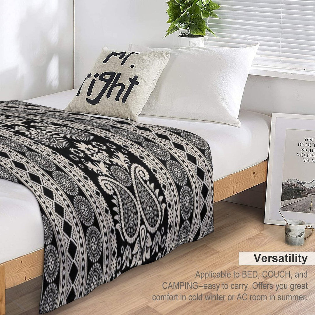 Wallpaper Pattern Eco-conscious Throw Blanket