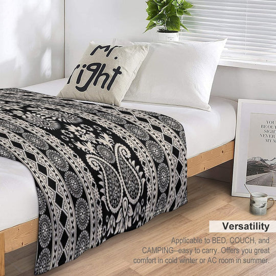 Wallpaper Pattern Eco-conscious Throw Blanket