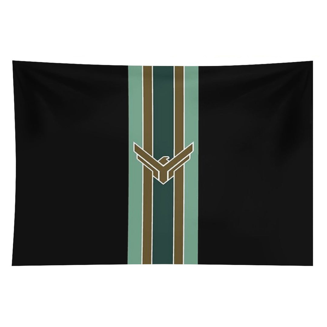 Dune - House Atreides Banner Stripes (Green) - Tapestry