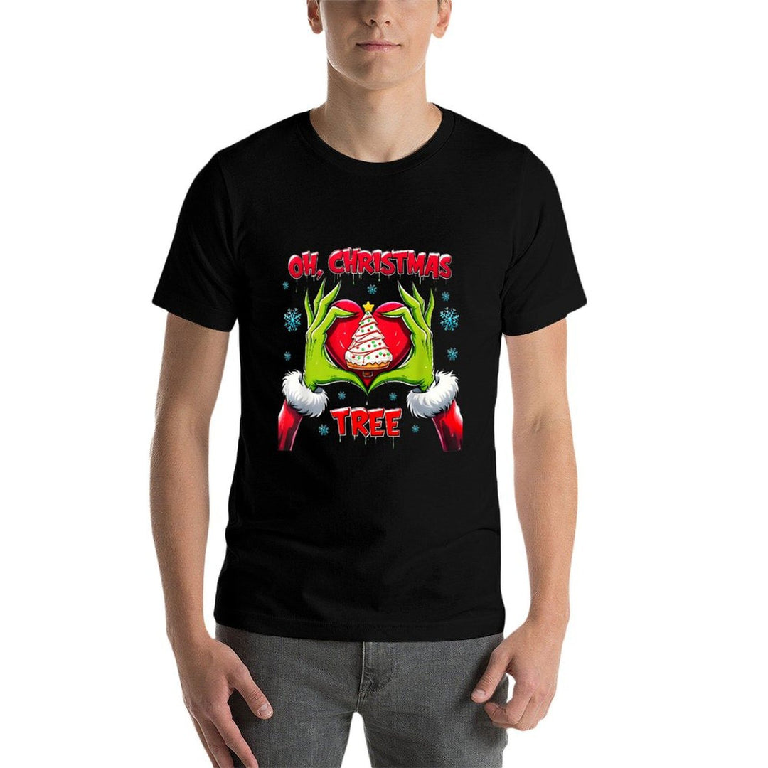 Oh Christmas Tree Debbie Cake Lovers Funny Holiday  Fade-proof Color T-Shirt