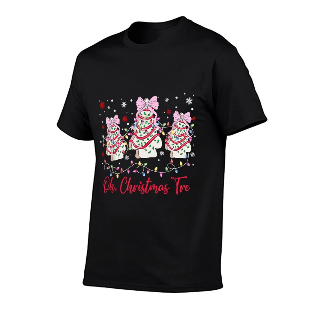 Oh Christmas Tree Cakes Debbie Becky Jen Snack Cake Lovers  Versatile T-Shirt
