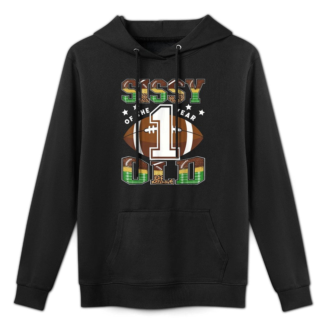 Sissy Of The 1 Year Old Football 1St Year Down Birthday Layering Staple Hoodie