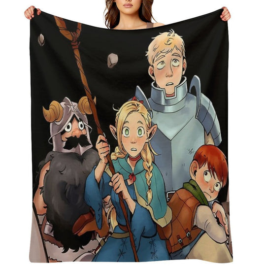 Delicious in Dungeon - All in One Machine-washable Throw Blanket
