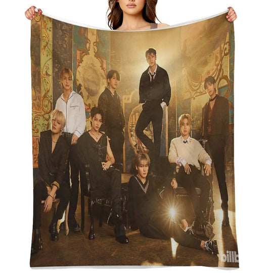 STRAY KIDS Quick-dry Throw Blanket