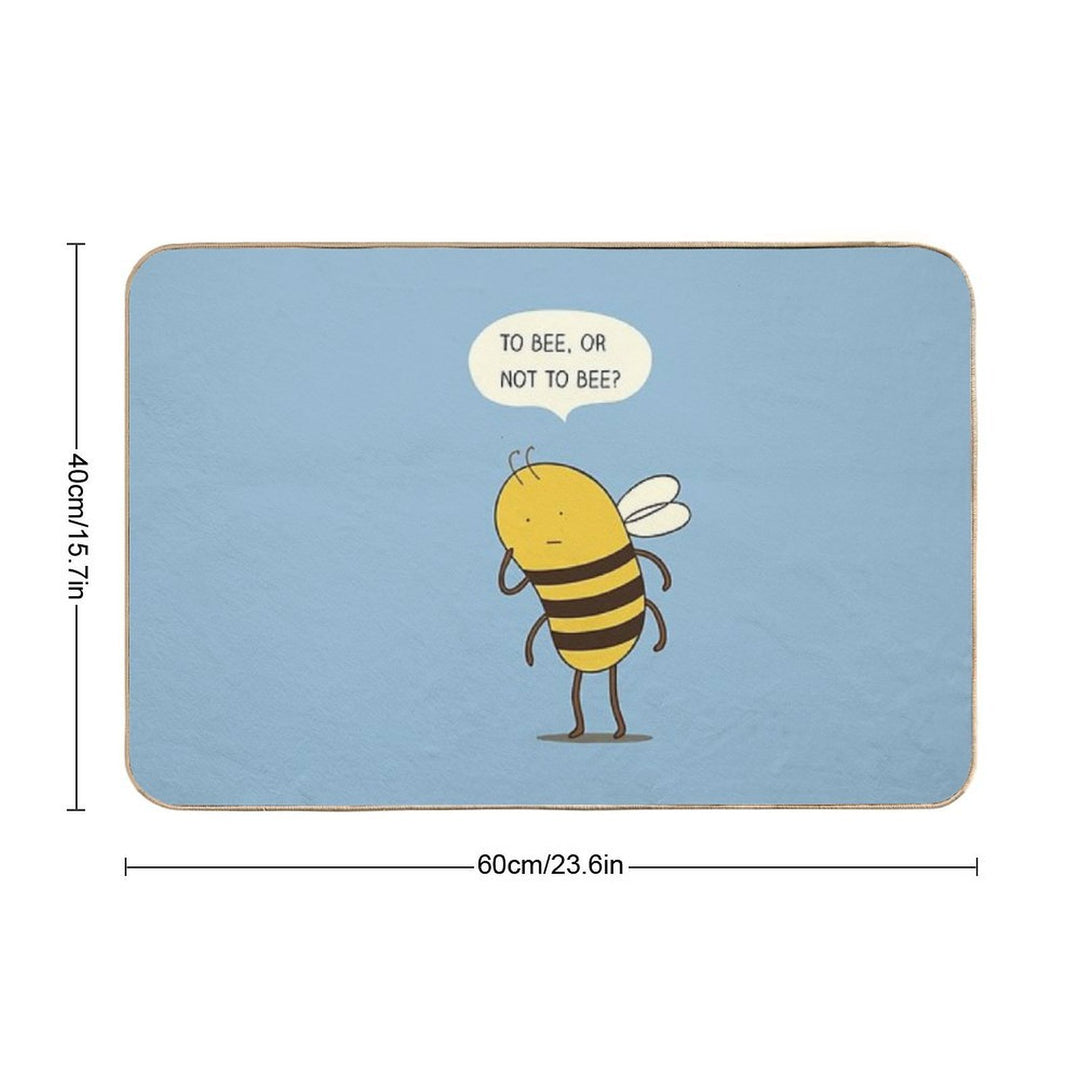 Confused Bee  Multi-Purpose Bath Mat