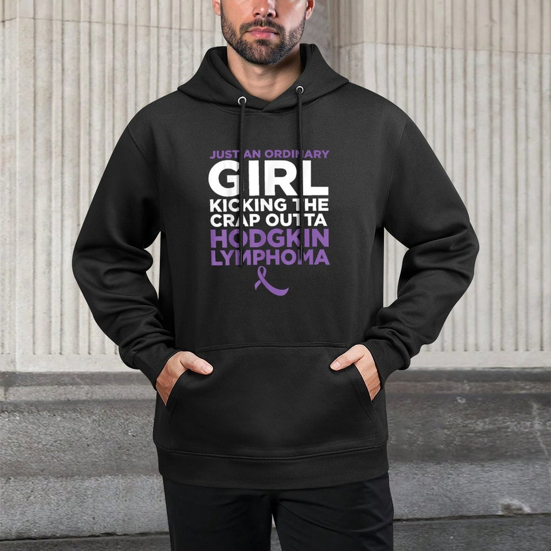 Hodgkin Lymphoma - Gift for Cancer Patient Female Machine Washable Hoodie