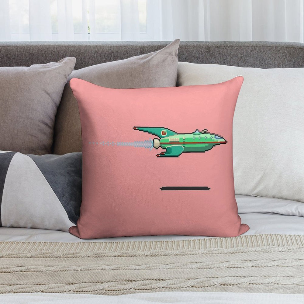 Space Delivery Ship Soft Warmth Comfort Throw Pillow