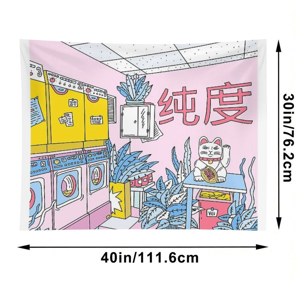 MANEKI WASH BLUE Tapestry